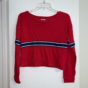 Long sleeve crop top
